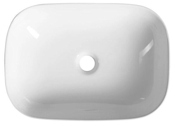 Aqualine Aqualine, Chiuvetă de blat ceramică, 46x34 cm, alb, 46341