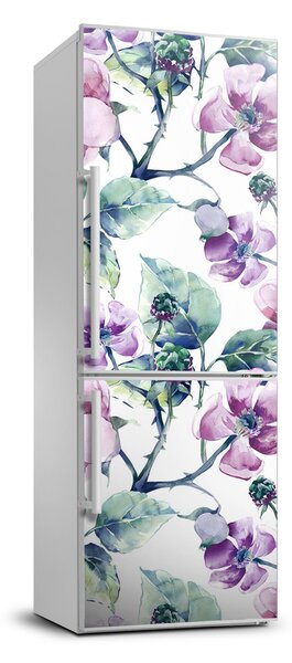 Foto Autocolant pentru piele al frigiderului flori murele