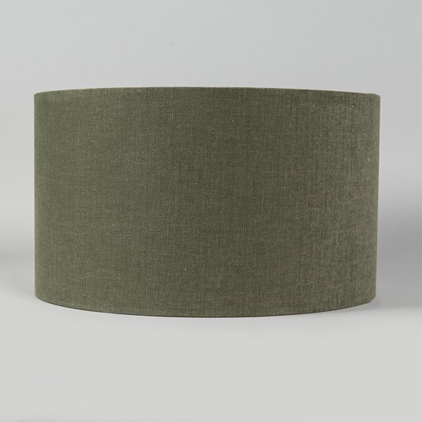 Abajur din material textil verde închis 35/35/20