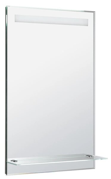 Aqualine Aqualine, oglinda iluminata cu LED 50x80cm, raft sticla, buton, ATH52
