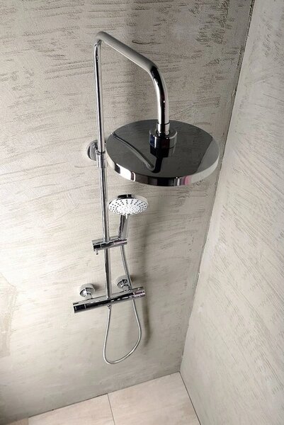 Aqualine Aqualine, coloana de dus LIGA cu robinet termostatic, crom, SL533