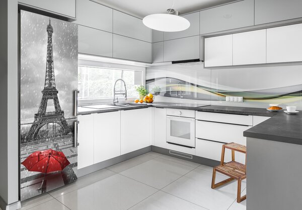 Autocolant pe frigider turnul Eiffel