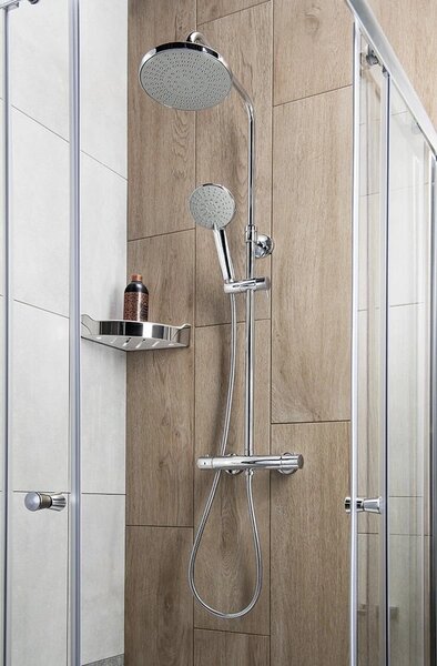 Aqualine Aqualine, coloana de dus LIGA cu robinet termostatic, crom, SL533