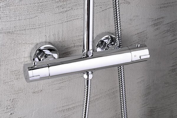 Aqualine Aqualine, coloana de dus LIGA cu robinet termostatic, crom, SL533