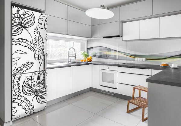Autocolant pe frigider zentangle fundal