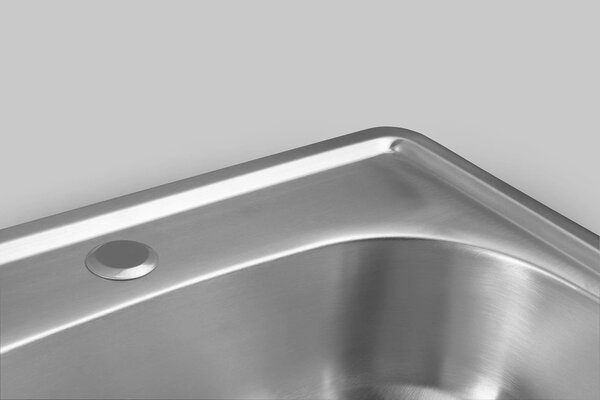 Aqualine Aqualine, Chiuveta inox 48x18x48cm, AQ4848B