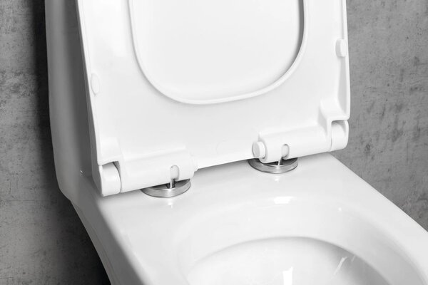 Aqualine Aqualine, WC combinat PETIT pentru copii, gunoi spate/inferior, alb, PT520