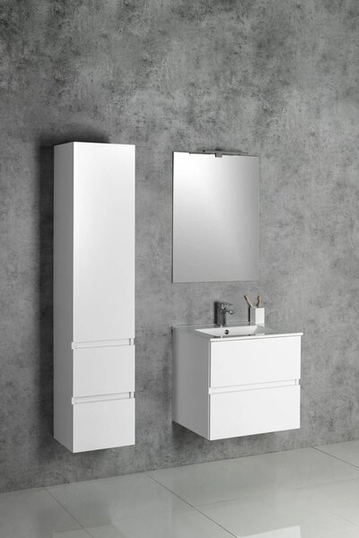 Aqualine Aqualine, dulap pentru chiuveta PANEDA 59,5x55x45,2cm, alb, PN260