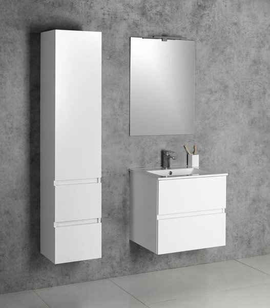 Aqualine Aqualine, dulap pentru chiuveta PANEDA 74,5x55x45,2cm, alb, PN275