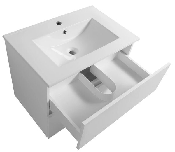 Aqualine Aqualine, dulap pentru chiuveta PANEDA 69,5x55x45,2cm, alb, PN270