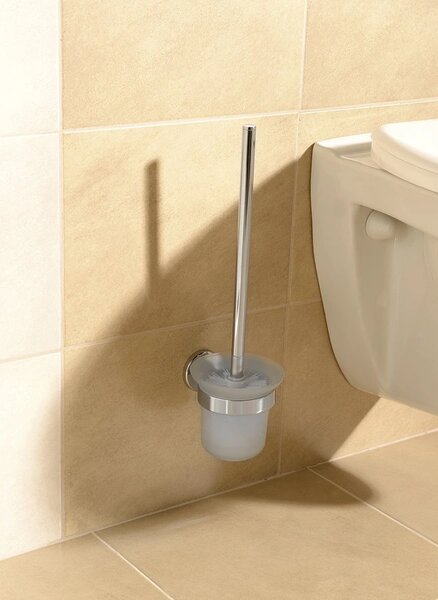 Aqualine Aqualine, suport SAMBA cu perie toaleta si suport hartie igienica, crom, SB131