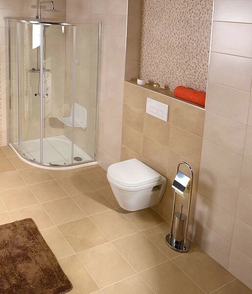 Aqualine Aqualine, suport SAMBA cu perie toaleta si suport hartie igienica, crom, SB131