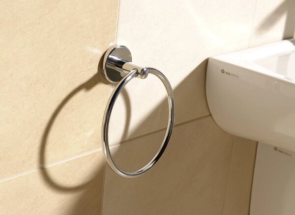 Aqualine Aqualine, suport SAMBA cu perie toaleta si suport hartie igienica, crom, SB131