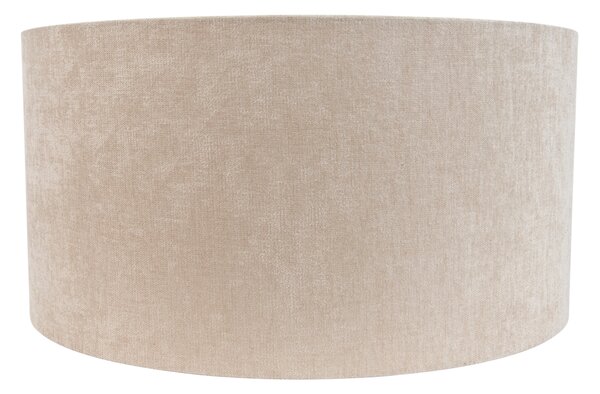 Abajur din material textil maro deschis rotund 50/50/25