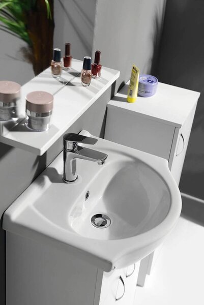 Aqualine Aqualine, dulap înalt SIMPLEX ECO cu coș 50x180x30cm, SIME510