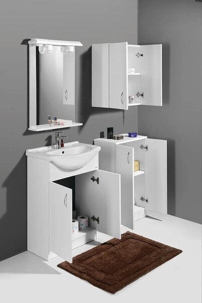 Aqualine Aqualine, dulap suspendat SIMPLEX ECO 50x60x24cm, SIME530