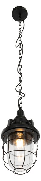 Set de 3 lămpi suspendate industriale negre - Cabin