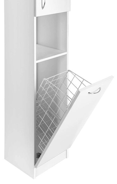 Aqualine Aqualine, dulap înalt SIMPLEX ECO cu coș 30x180x30cm, SIME310
