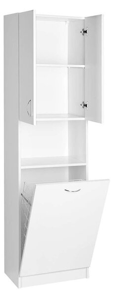 Aqualine Aqualine, dulap înalt SIMPLEX ECO cu coș 50x180x30cm, SIME510