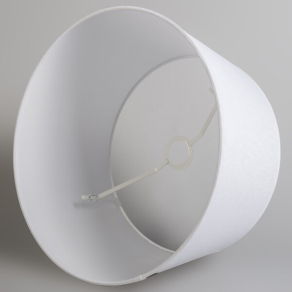 Lampă modernă cu pandantiv bronz cu abajur 45 cm alb - Combi 1