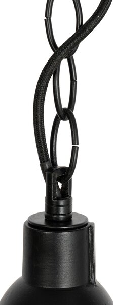 Set de 3 lămpi suspendate industriale negre - Cabin