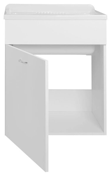 Aqualine Aqualine, Dulap chiuveta 59,5x70x49,4cm, alb, 57035