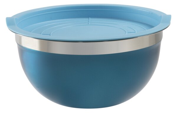Set bol cu capac, 2 buc, 18-20cm, albastru, Minestrone