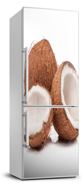 Autocolant pe frigider nucă de cocos