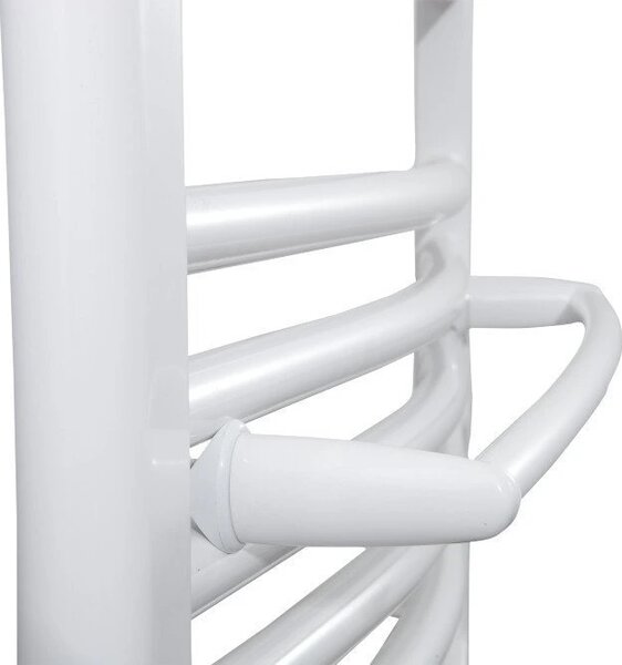 Aqualine Aqualine, Uscător de prosoape pentru elemente de încălzire 33 cm, rotund, alb, IDO-40