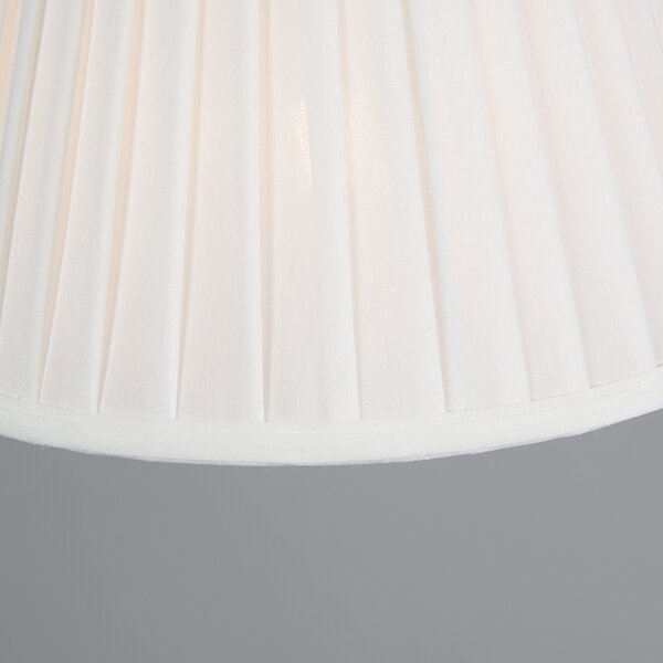 Lampă suspendată retro crem 25 cm - Plisse