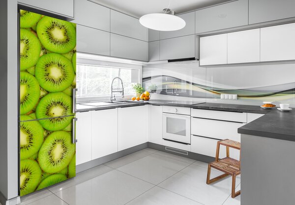 Autocolant pe frigider kiwi