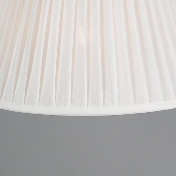Lampă suspendată retro albă 35 cm - Plisse