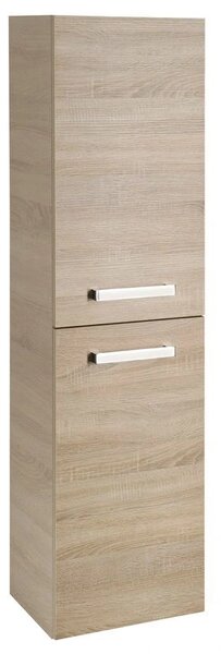 Aqualine Aqualine, VEGA Dulap înalt cu coș 40x150x31cm, stejar platină, VG960