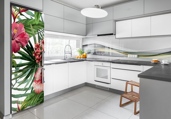 Autocolant frigider acasă model Hawaii