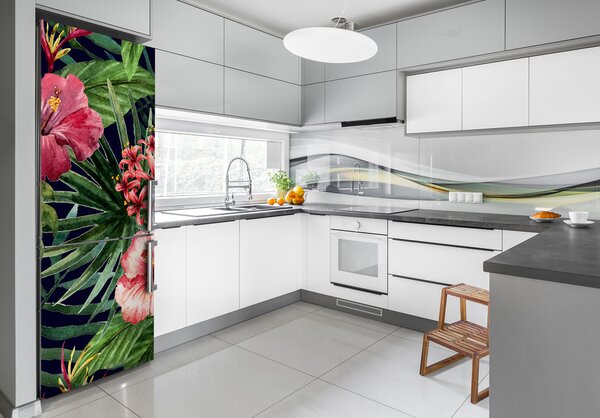 Autocolant pe frigider model Hawaii