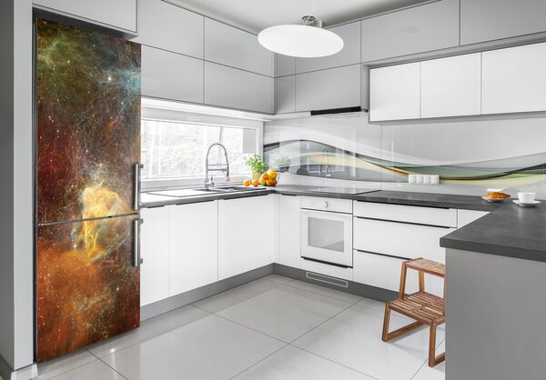 Autocolant pe frigider Cosmos