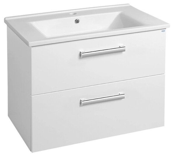 Aqualine Aqualine, dulap lavoar VEGA 72x57,6x43,8 cm, 2xsertare, alb, VG073