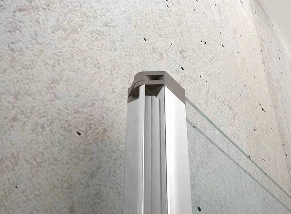 Aqualine Aqualine, paravan de baie WILA 900x1400 mm, pliabil, cromat, sticla transparenta, AQ5742