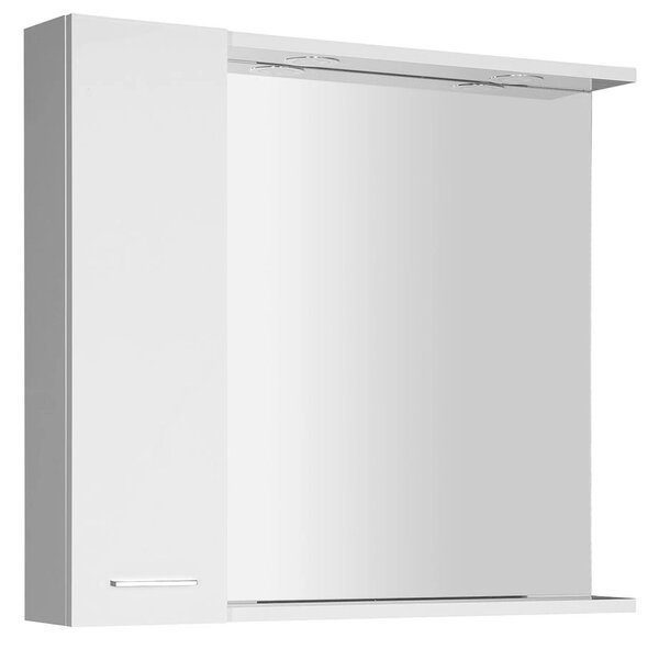 Aqualine Aqualine, dulap cu oglindă superioară ZOJA, 20x70x14cm, alb, 45462