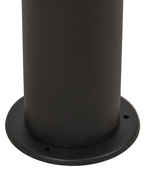 Lampă de exterior cu picior negru cu abajur opalescent alb 30 cm IP44 - Odense