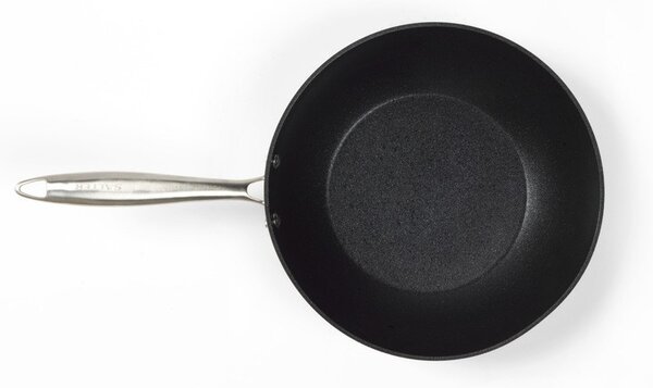 Tigaie wok 28cm, invelis non-stick, Metallic