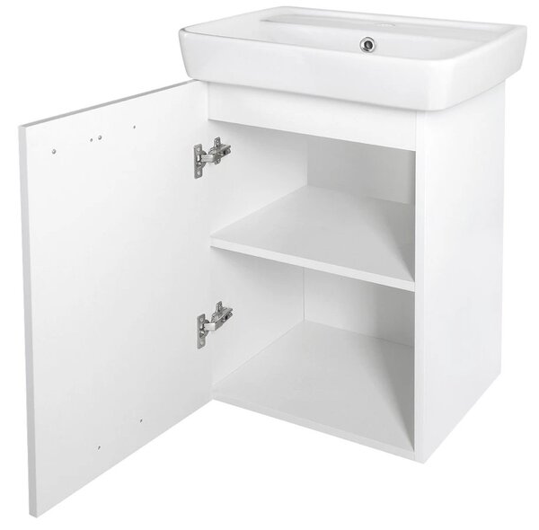 Aqualine Aqualine, dulap lavoar ZOJA 41,5x63x37,6 cm, alb, 56372