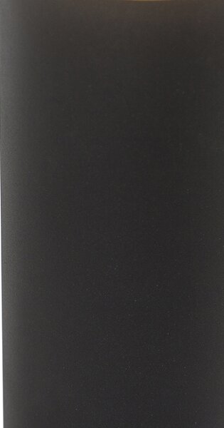 Lampă de exterior cu picior negru cu abajur opalescent alb 30 cm IP44 - Odense
