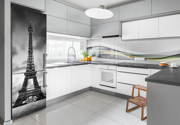 Autocolant pe frigider turnul Eiffel
