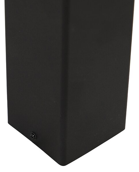 Lampă de exterior cu picior negru cu opalin alb 30 cm - Denmark