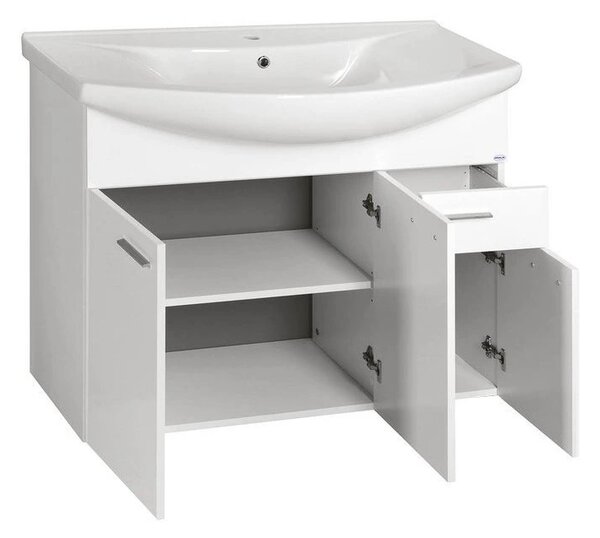 Aqualine Aqualine, dulap lavoar ZOJA 93x74x34cm, alb, 51094A