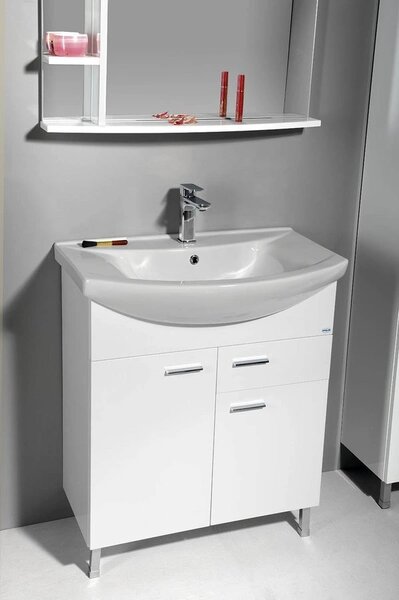 Aqualine Aqualine, dulap lavoar ZOJA 71,5x74x34cm, alb, 51075A