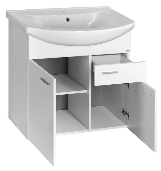 Aqualine Aqualine, dulap lavoar ZOJA 71,5x74x34cm, alb, 51075A