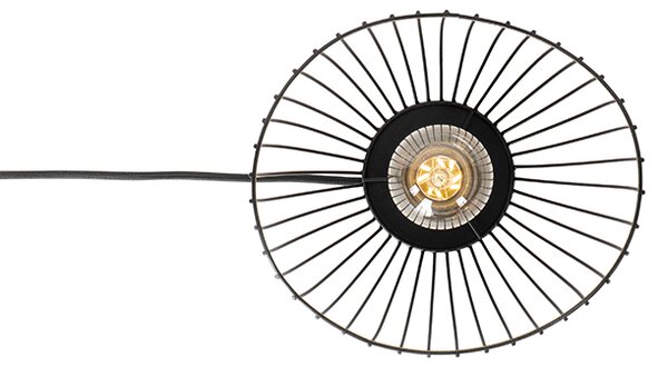 Lampă de masă modernă neagră 20 cm - Pua