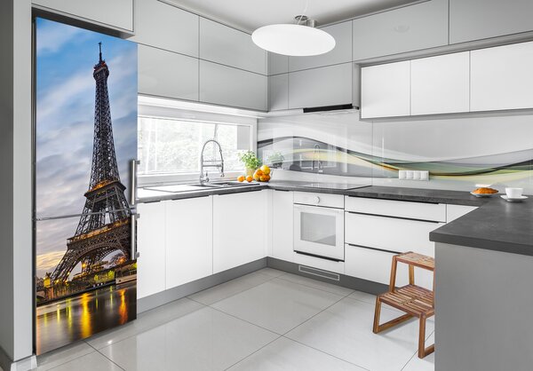 Foto Autocolant pentru piele al frigiderului turnul Eiffel